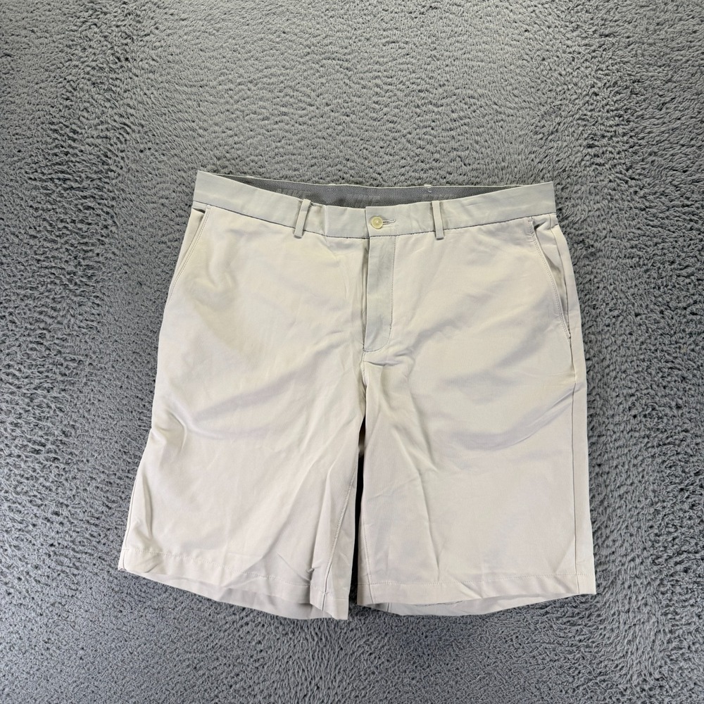 Nike Dri-Fit Shorts Mens 36 Beige Polyester Athletic Golf‎ Performance Stretch